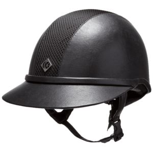 Charles Owen SP8 Plus Leather Look helmet with ventilation